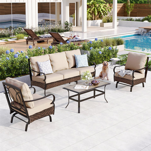 5-seat-luxurious-rattan-steel-outdoor-sofa-beige-with-motion-chairs
