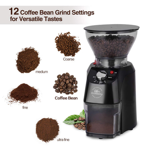 Kitchen Academy Electric Coffee Bean Grinders 100-120V, 160W, 50/60Hz