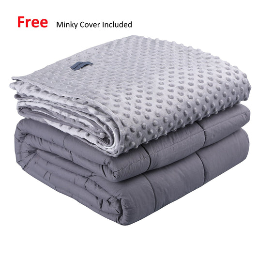 ALPHA HOME Weighted Blanket Heavy Blanket for Insomnia, Stress and Anxiety Relief - for Adults and Kids