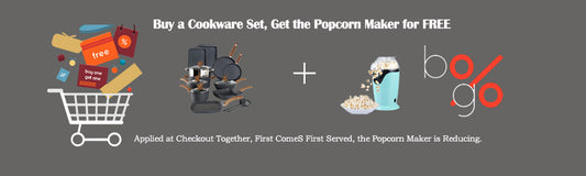 Cooking Revolution! Buy a Cookware Set, Get a Popcorn Maker Free!