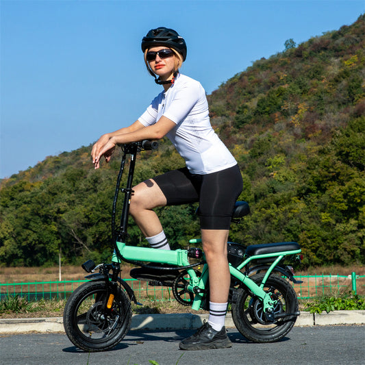 Kiddokidz 14” Foldable Electric Bike with 500W Peak Motor and 3 Riding Modes
