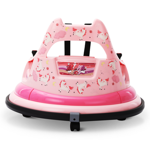 12V Kids Electric Bumper Car for Toddlers with 360° Spin and Remote