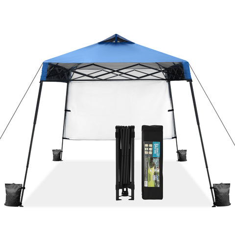 PHI VILLA Slant Leg Pop-up Instant Lightweight Canopy Gazebo