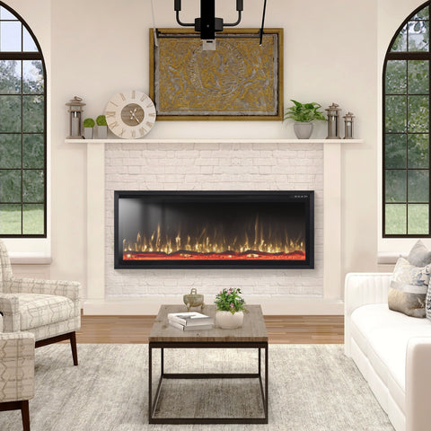 Premium Wall Mounted & Recessed Electric Fireplace with Remote Control - Sophia & William
