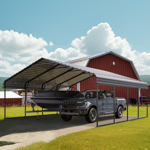 Shop 20 x 20 heavy duty carport kit