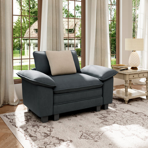 PHI VILLA Cloud-Like Chenille Living Room Sofa Couch