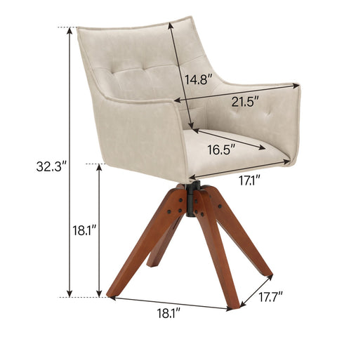 Modern Swivel Accent Chairs-MFSTUDIO