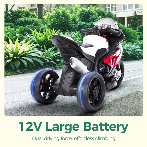 BMW Licensed Kids Electric Motorcycle – 12V Ride-On Toy for Toddlers