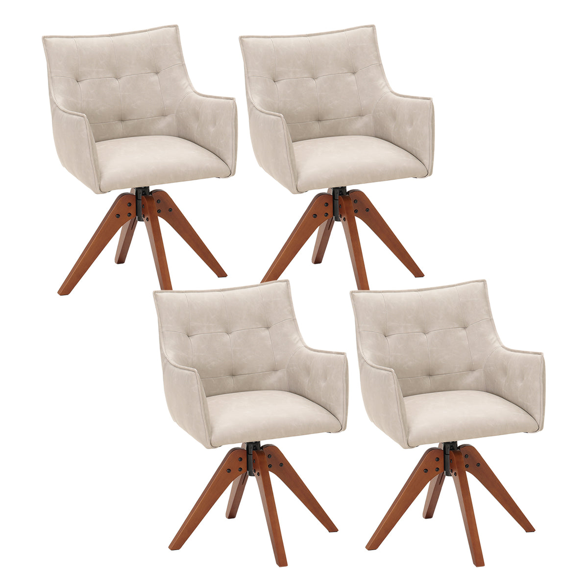 Modern Swivel Accent Chairs-MFSTUDIO