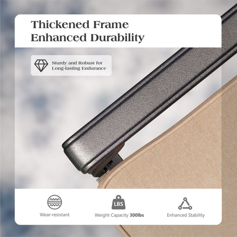 MFSTUDIO Patio Metal Dining Chairs for Garden Backyard