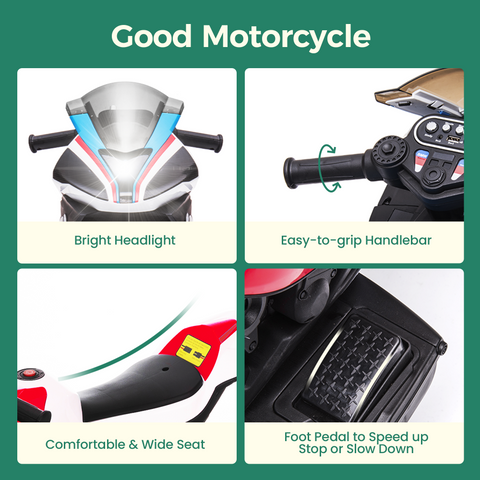 BMW Licensed Kids Electric Motorcycle – 12V Ride-On Toy for Toddlers