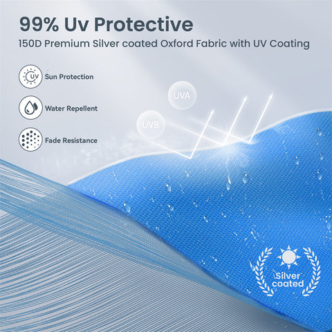 PHI VILLA Slant Leg Pop-up Instant Lightweight Canopy Gazebo