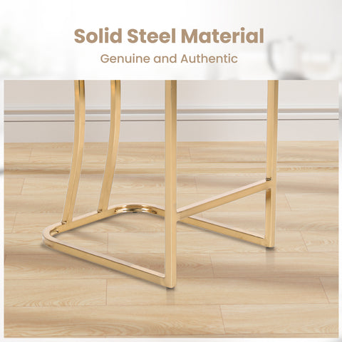 24" Modern PU Leather Bar Stools for Kitchen Island，Phi Villa