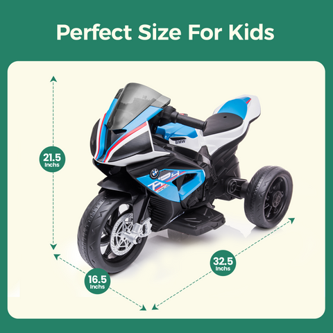BMW Licensed Kids Electric Motorcycle – 12V Ride-On Toy for Toddlers