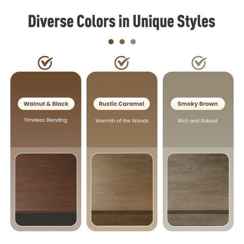 PHI VILLA 4-Piece Solid Wood Bar Table Set with Saddle Stools and Bench