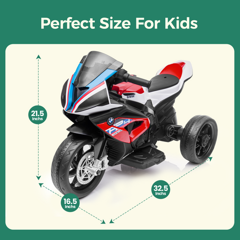BMW Licensed Kids Electric Motorcycle – 12V Ride-On Toy for Toddlers