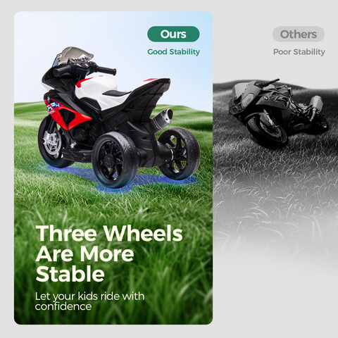 BMW Licensed Kids Electric Motorcycle – 12V Ride-On Toy for Toddlers