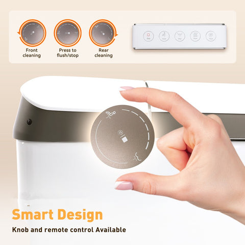 TSUNAMI FLUSH One Piece Smart Bidet Toilet With Unique Health Care Wash Mode