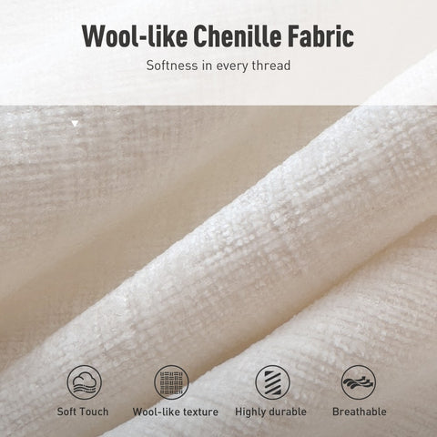 PHI VILLA Cloud-Like Chenille Living Room Sofa Couch