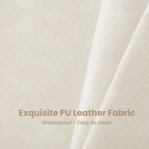 24" Modern PU Leather Bar Stools for Kitchen Island，Phi Villa