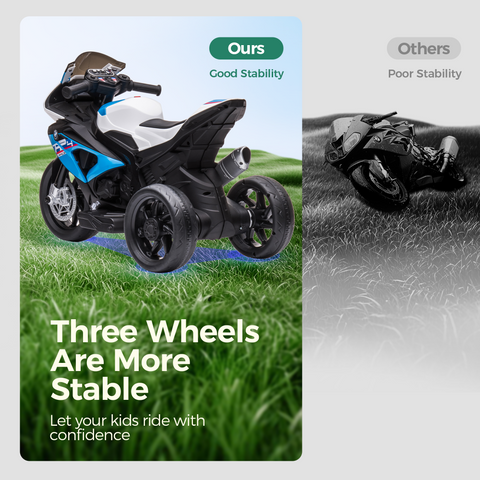 BMW Licensed Kids Electric Motorcycle – 12V Ride-On Toy for Toddlers
