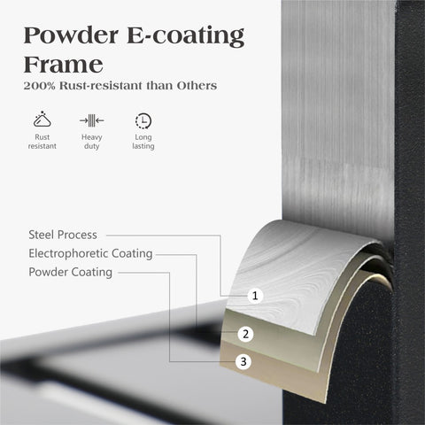 MFSTUDIO 2-Piece Patio Metal Dining Chairs for Garden Backyard