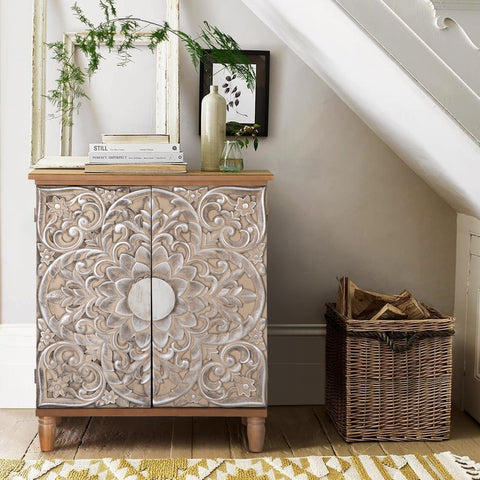 Vintage & Luxury Accent Storage Cabinet-MFSTUDIO