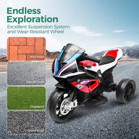 BMW Licensed Kids Electric Motorcycle – 12V Ride-On Toy for Toddlers