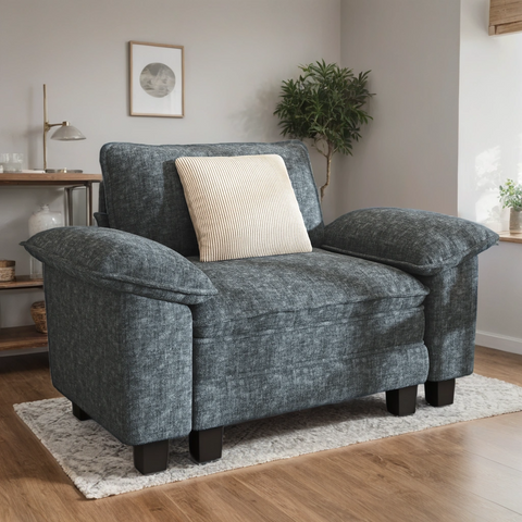 PHI VILLA Cloud-Like Chenille Living Room Sofa Couch