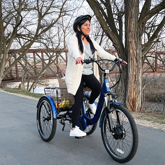 ALPHAKIDS 24" Electric Tricycle - 7-Speed 330lbs Electric bicycles