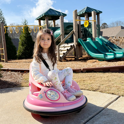 12V Kids Electric Bumper Car for Toddlers with 360° Spin and Remote