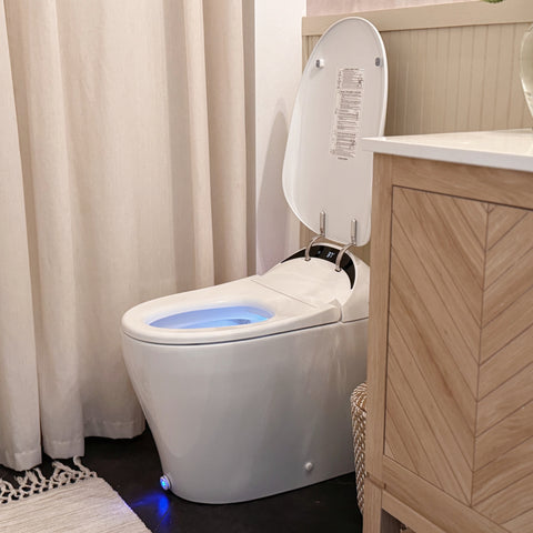 TSUNAMI FLUSH One Piece Smart Bidet Toilet With Unique Health Care Wash Mode