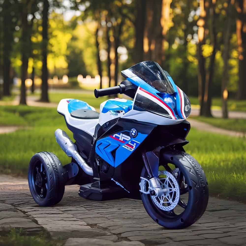 Blue BMW Licensed Kids Electric Motorcycle