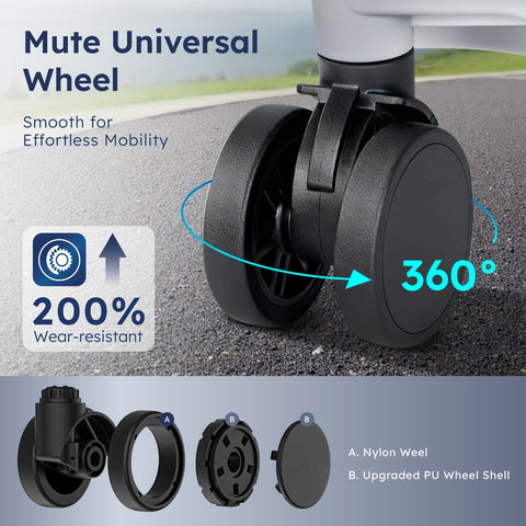 Thickened Aluminum Frame Trunk Luggage with TSA Lock USB Charging, 26/30 Inch