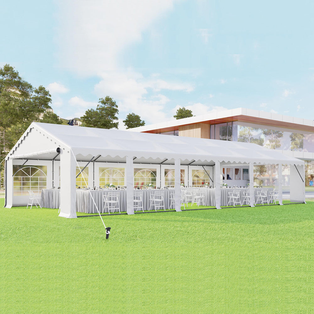PHI VILLA 20'x40' Tent for Party Large Wedding Birthday Party Event Canopy Shelters with Heavy Duty Design Includes Carry Bag