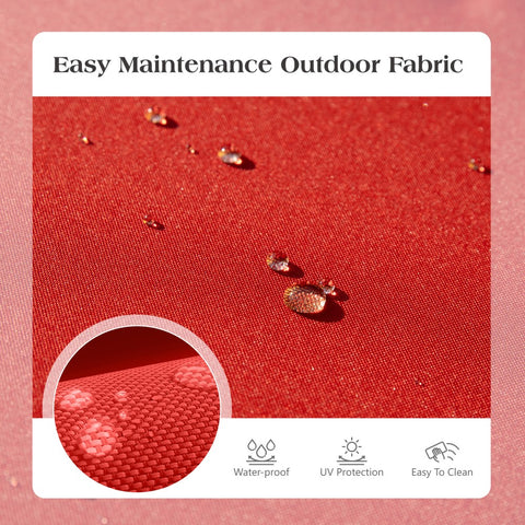 PHI VILLA 4-Piece Contemporary Rattan-wood Patio Conversation Set