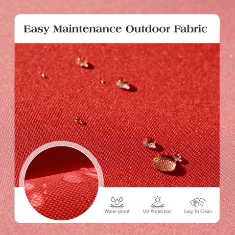 PHI VILLA 4-Piece Contemporary Rattan-wood Patio Conversation Set