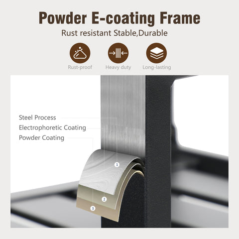 8-Piece 13ft Umbrella Patio Dining Set with Elegant Cast Iron Pattern Swivel Chairs- Sophia & William