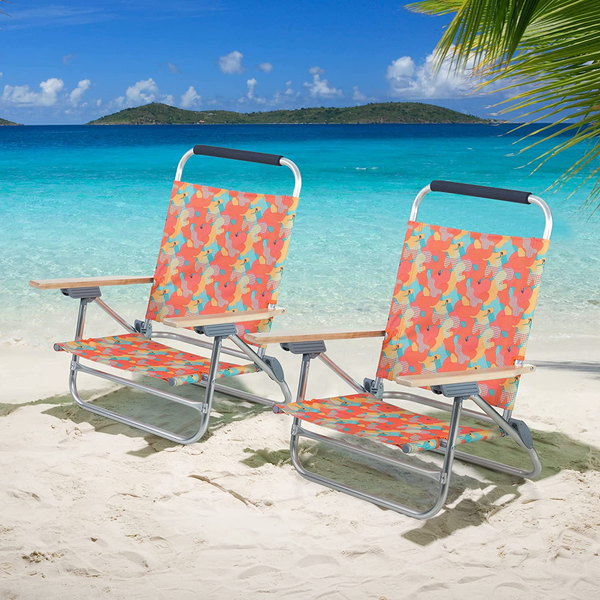 Floral beach discount chair