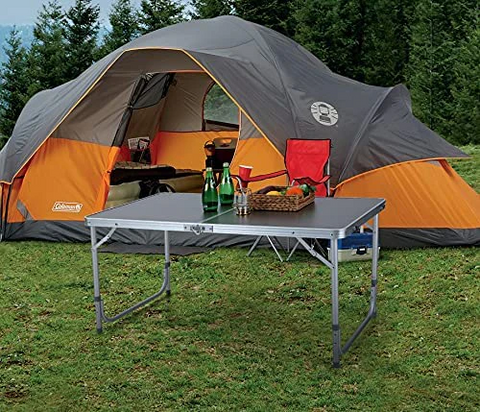 Alpha Camp Portable Folding Aluminum Camping Table