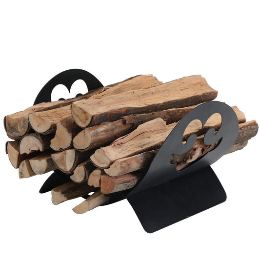 PHI VILLA Fireplace Log Holder Firewood Rack Storage Rack for Firewood