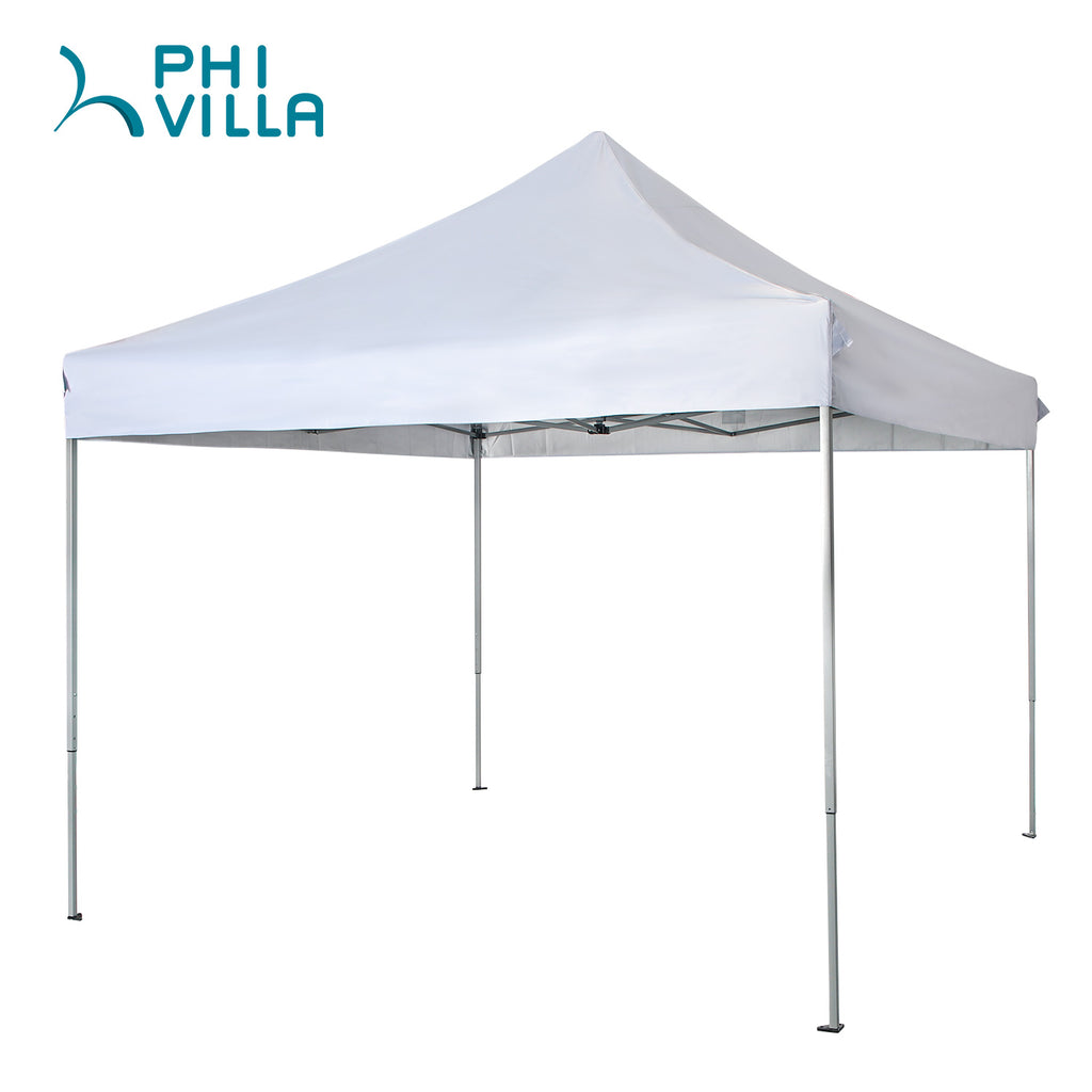 PHI VILLA 10' x 10' Instant Commercial Canopy Straight Leg AlphaMarts