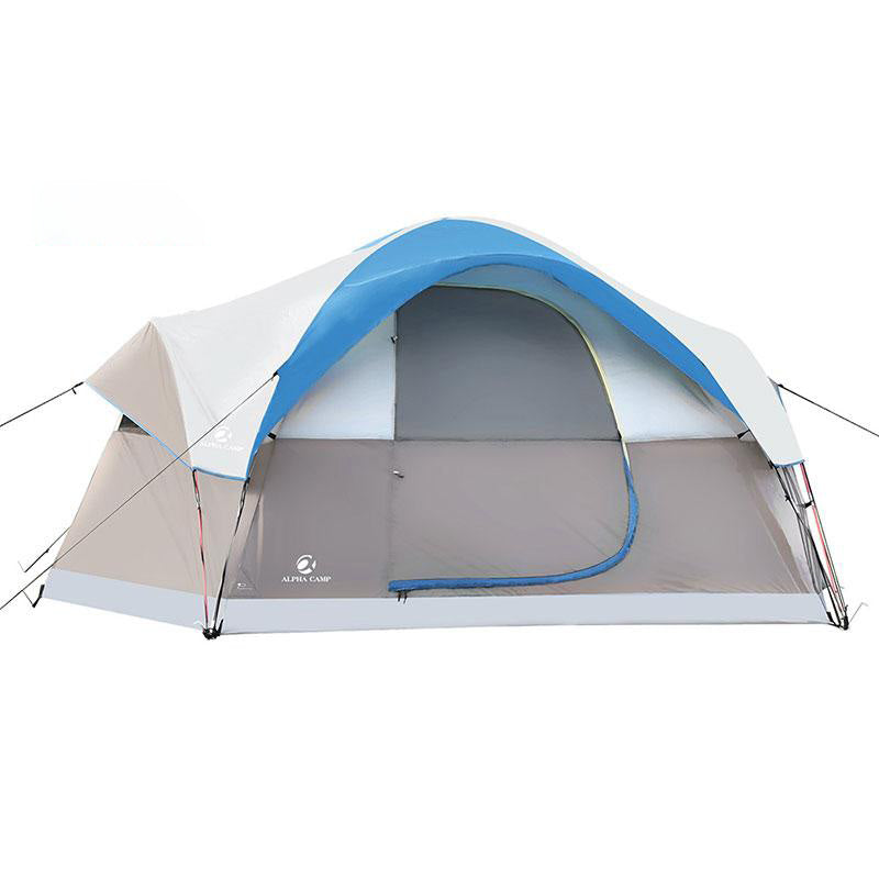 ALPHA CAMP 6 Person Dome Family Camping Tent 14' x 10'