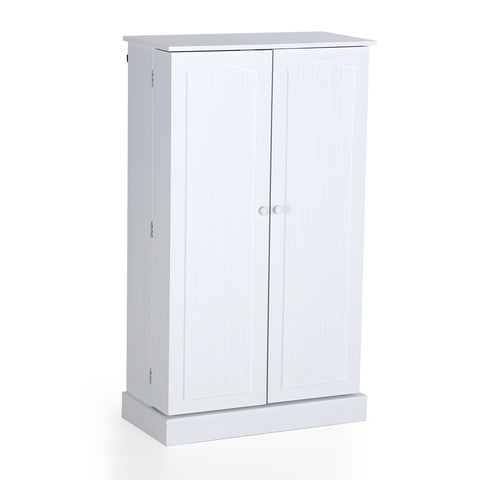 Sophia & William Farmhouse Kitchen Pantry, Storage Cabinet with Doors and Adjustable Shelves