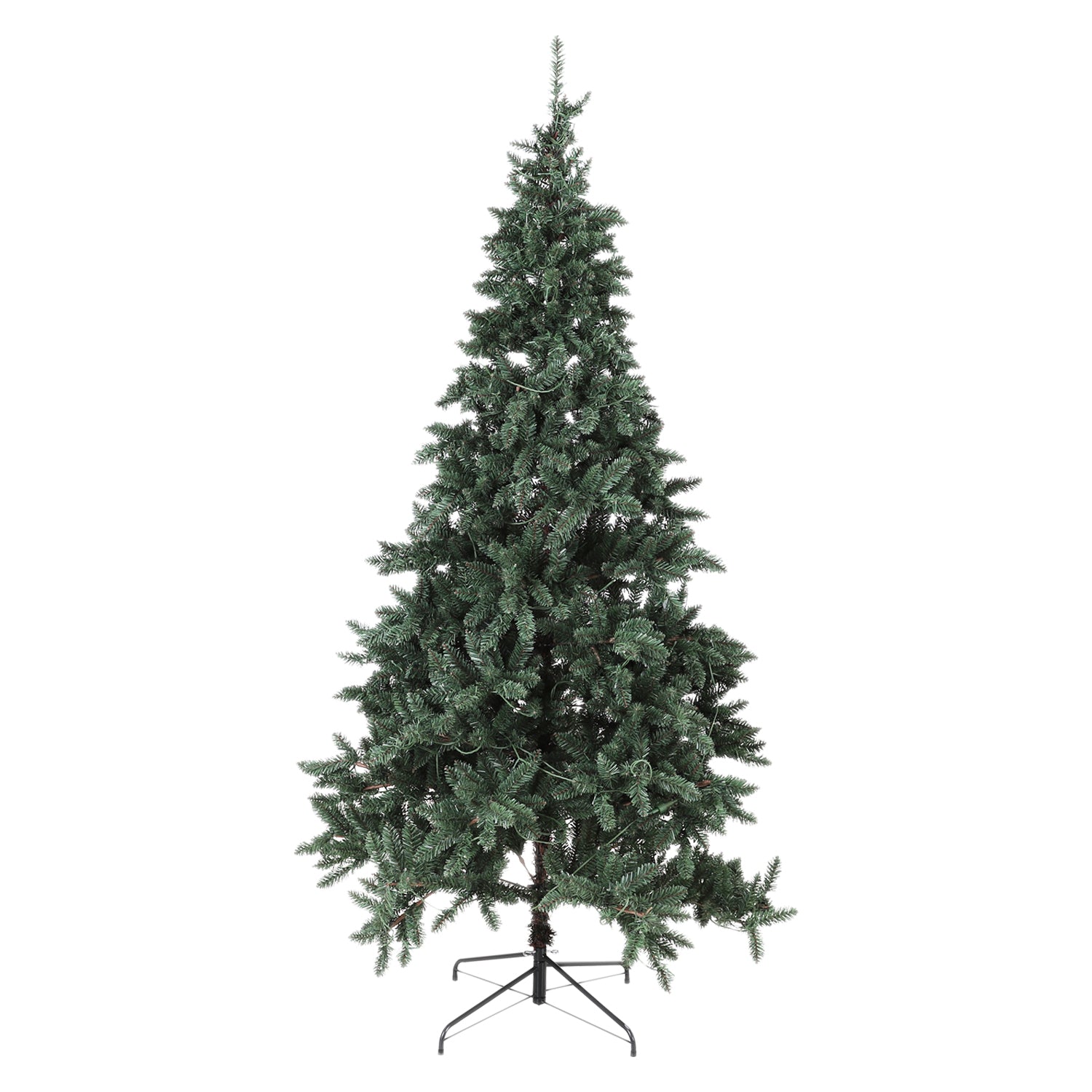 PHI VILLA 9ft Artificial Christmas Tree with Metal Stand, 100% PVC Material for Home, Office, Party Decoration