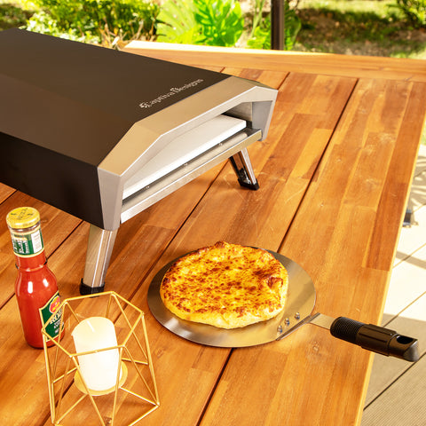 Captiva Designs 60s Quick Roast Portable Propane Gas Outdoor Patio Pizza Oven