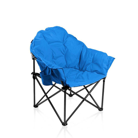 ALPHA CAMP Moon Folding Camping Chair with Carry Bag
